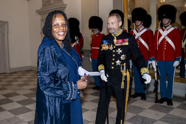 The Danish Royal Couple hosted the New Year’s reception for the diplomatic corps in Copenhagen