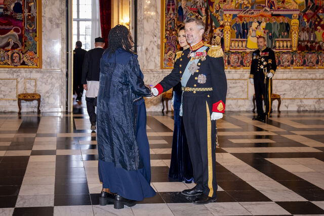 The Danish Royal Couple hosted the New Year’s reception for the diplomatic corps in Copenhagen