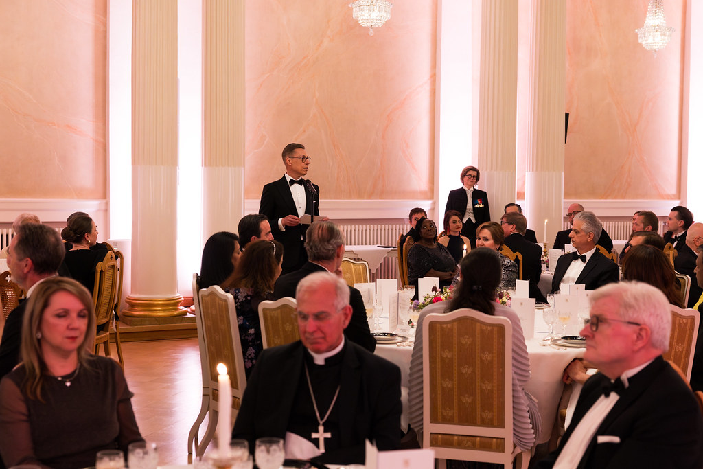 DIPLOMATIC DAY AT THE PRESIDENTIAL PALACE FINLAND